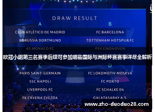 欧冠小组第三名赛季后续可参加哪些国际与洲际杯赛赛事详尽全解析