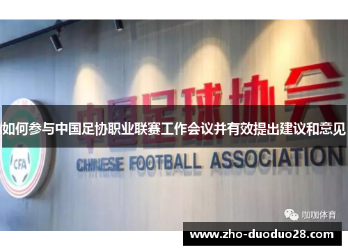 如何参与中国足协职业联赛工作会议并有效提出建议和意见
